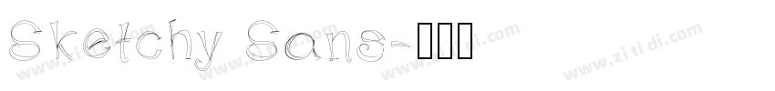 Sketchy Sans字体转换